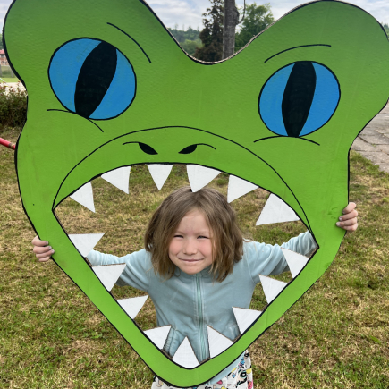 Dinosauří smyslohrátky na koupališti 
